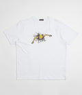Dime Crashed T-Shirt - White