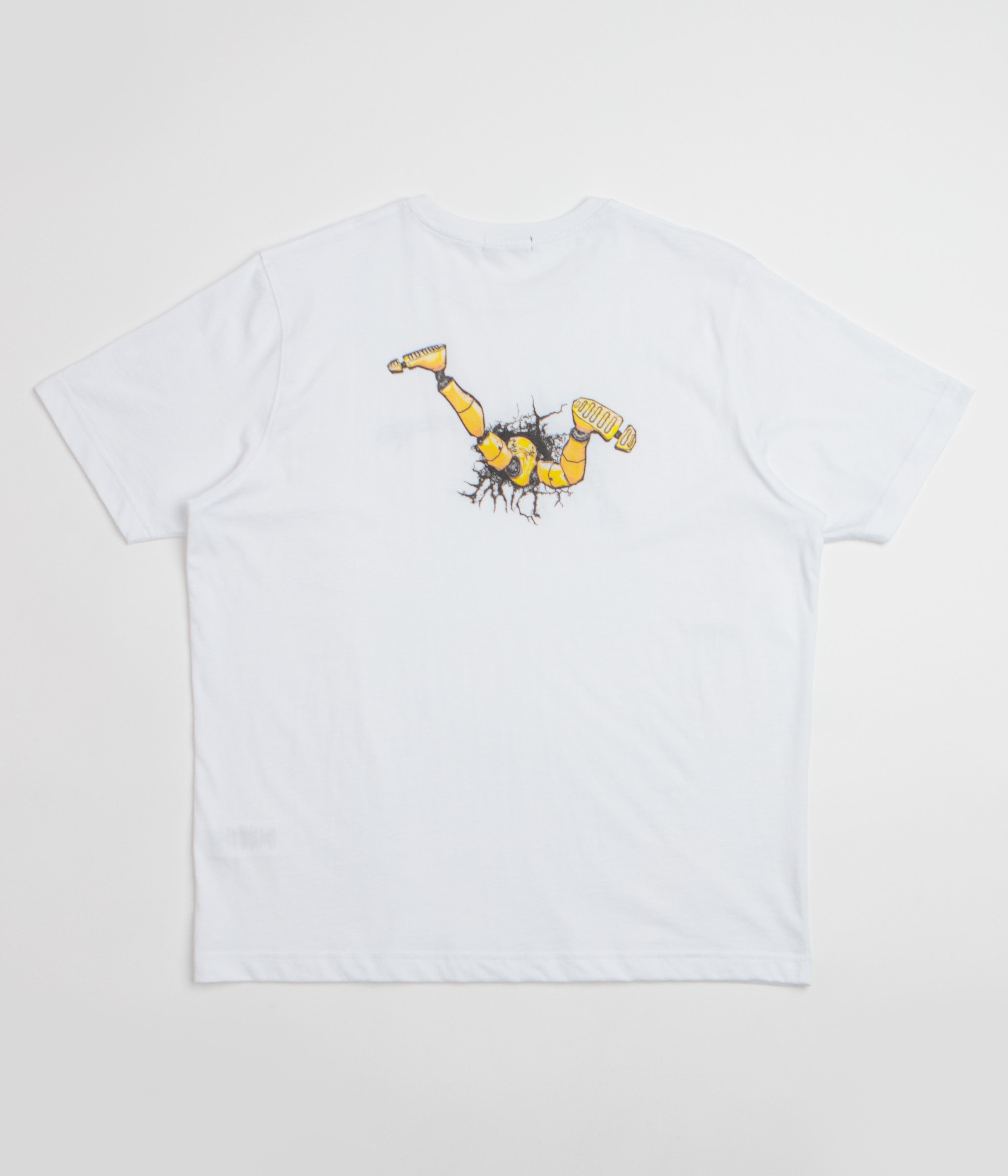 Dime Crashed T-Shirt - White