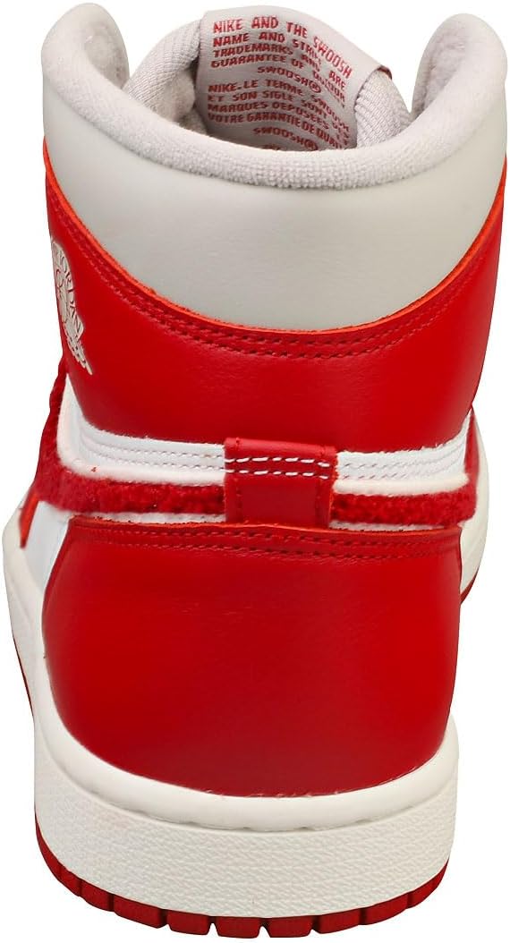 Women's Jordan 1 Retro Hi OG Lt Iron Ore/Varsity Red-Sail (DJ4891 061)