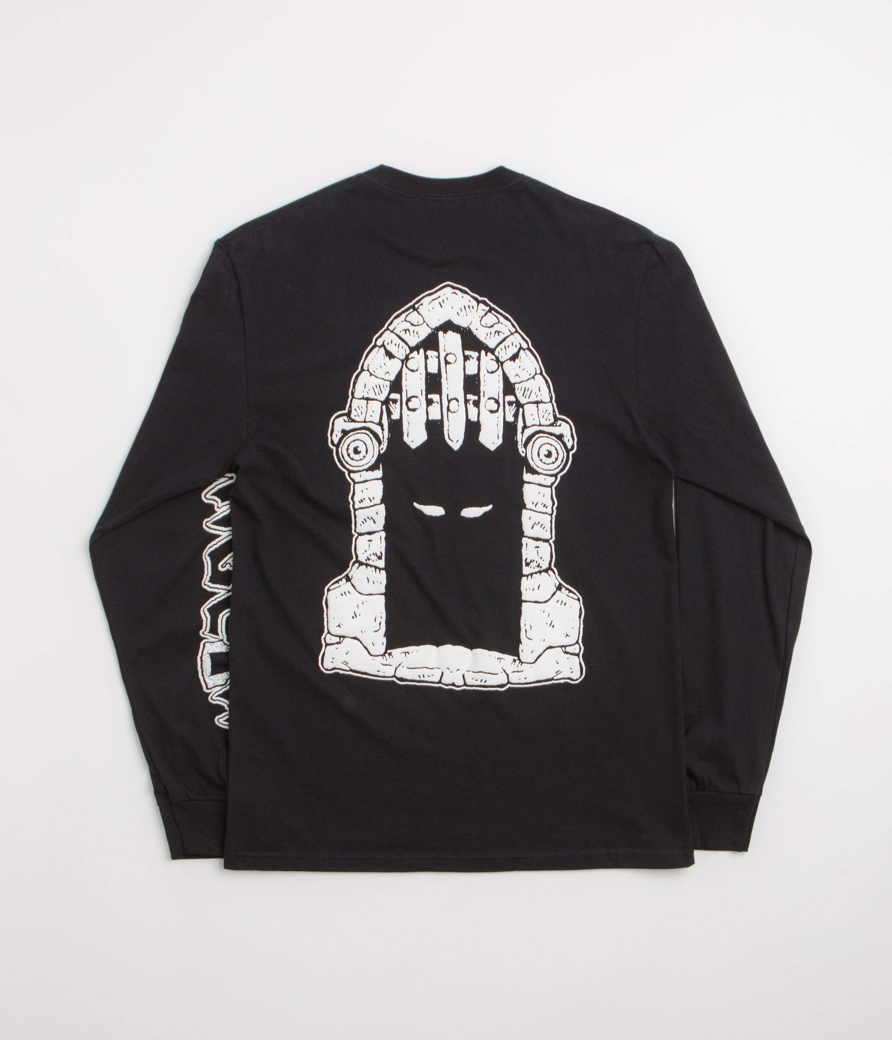 Dungeon Portcullis Logo Long Sleeve T-Shirt - Black
