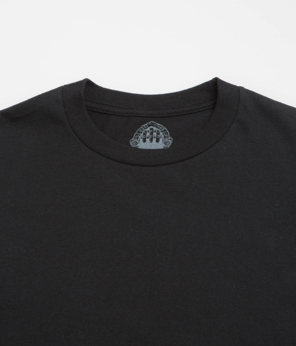 Dungeon Portcullis Logo Long Sleeve T-Shirt - Black