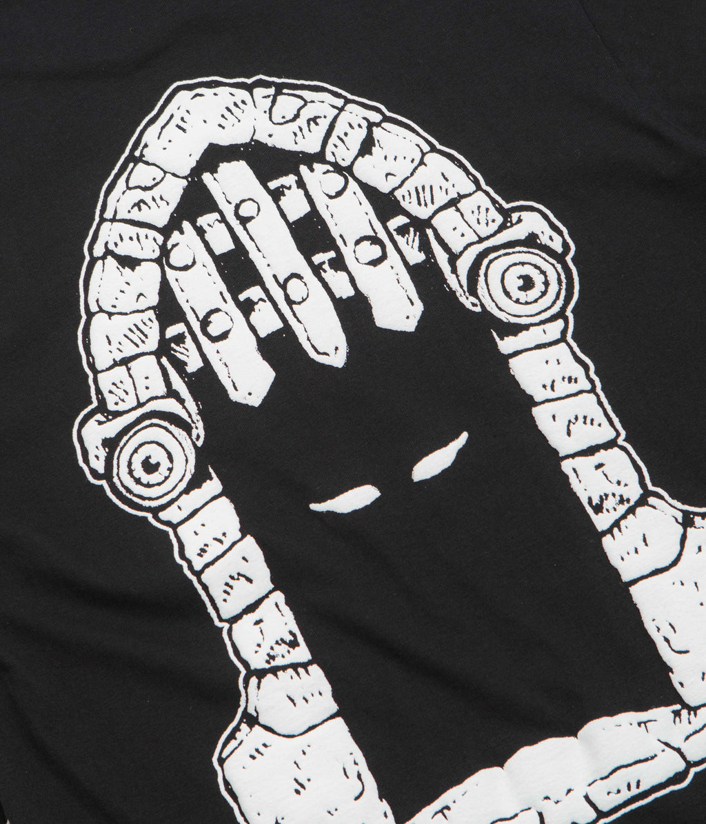 Dungeon Portcullis Logo Long Sleeve T-Shirt - Black