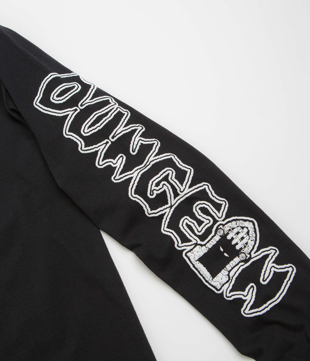 Dungeon Portcullis Logo Long Sleeve T-Shirt - Black