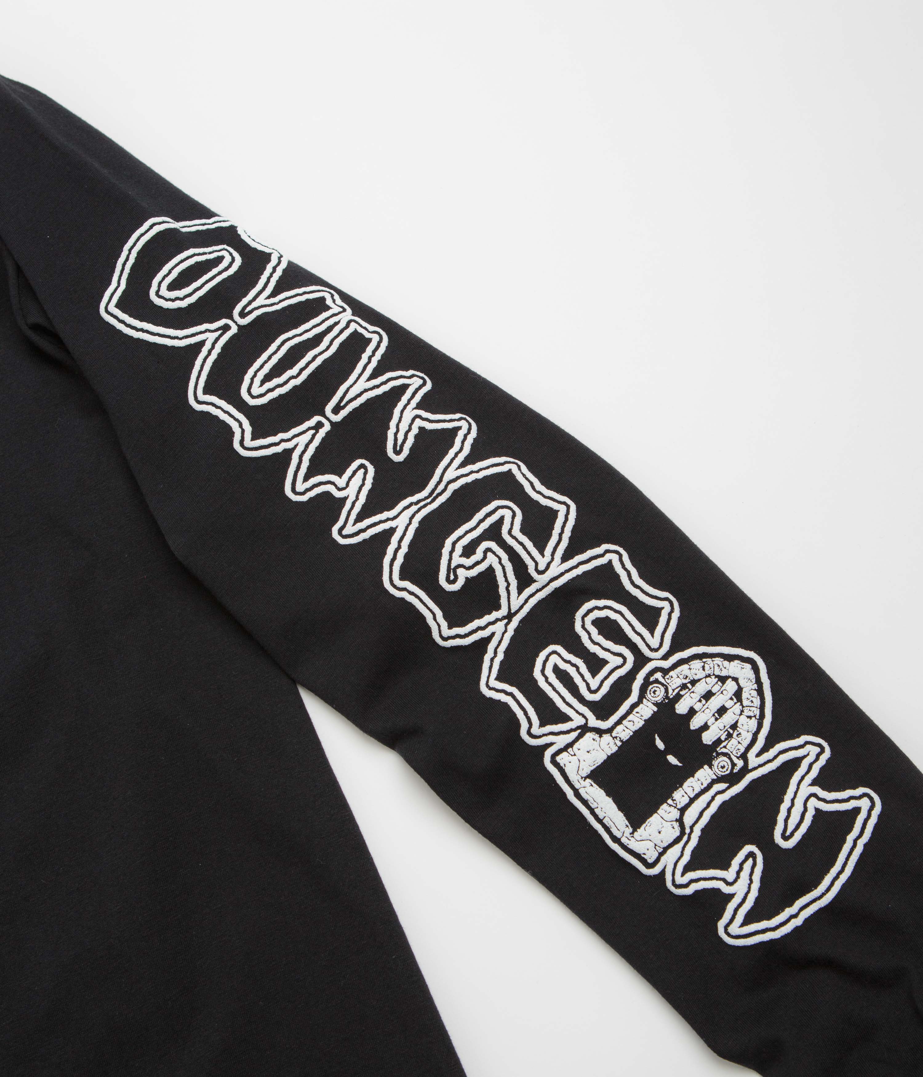 Dungeon Portcullis Logo Long Sleeve T-Shirt - Black