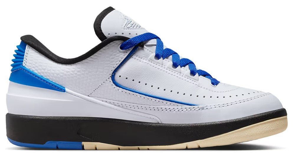Women's Jordan 2 Retro Low White/Varsity Royal-Black (DX4401 104)
