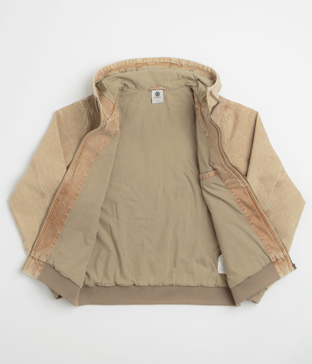 Element Dulcey Denim Jacket - Beige Tint Wash
