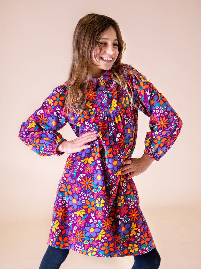 Elsie Printed Cord Dress