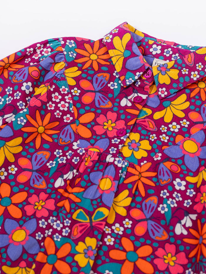 Elsie Printed Cord Dress