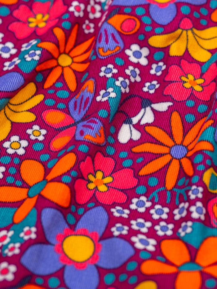 Elsie Printed Cord Dress