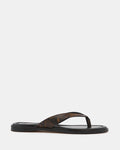 Ethel Snake Emboss Leather Thong