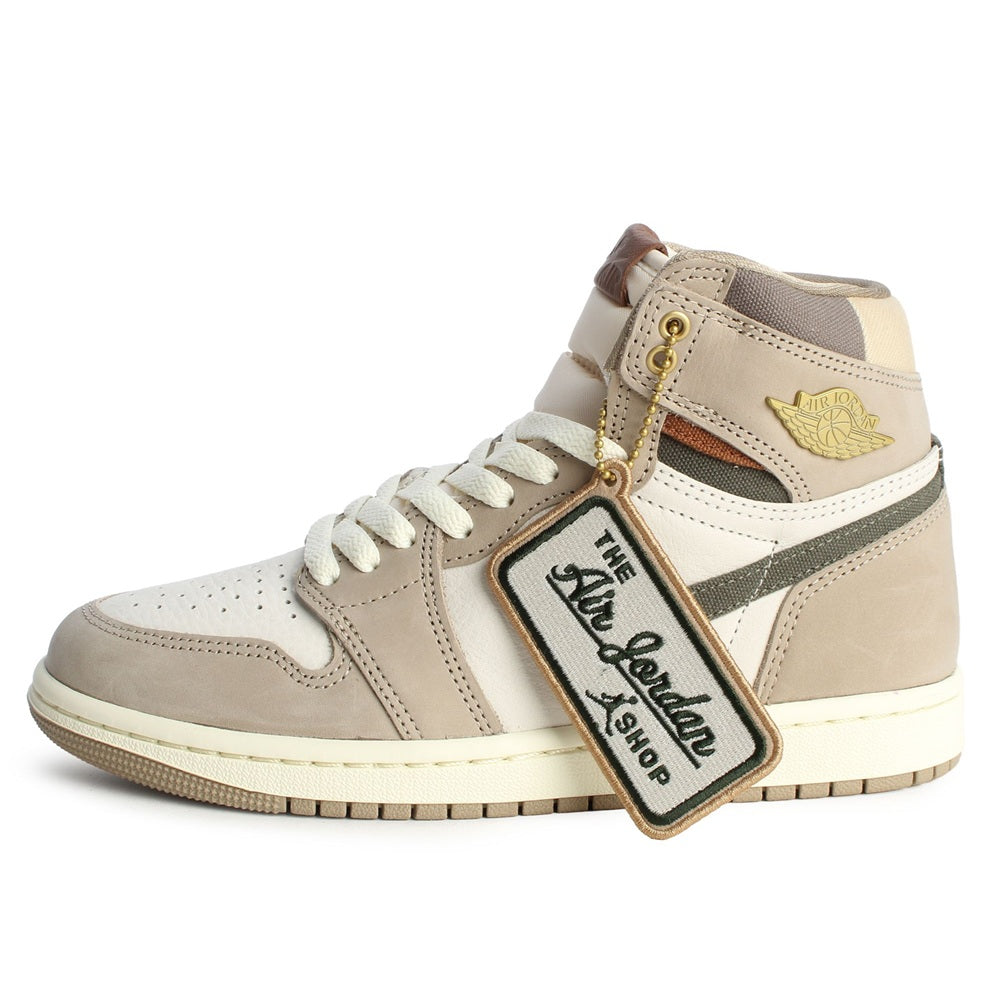 Women's Jordan 1 Retro HI OG Khaki/Multi-Color-Sail (FD2596 201)