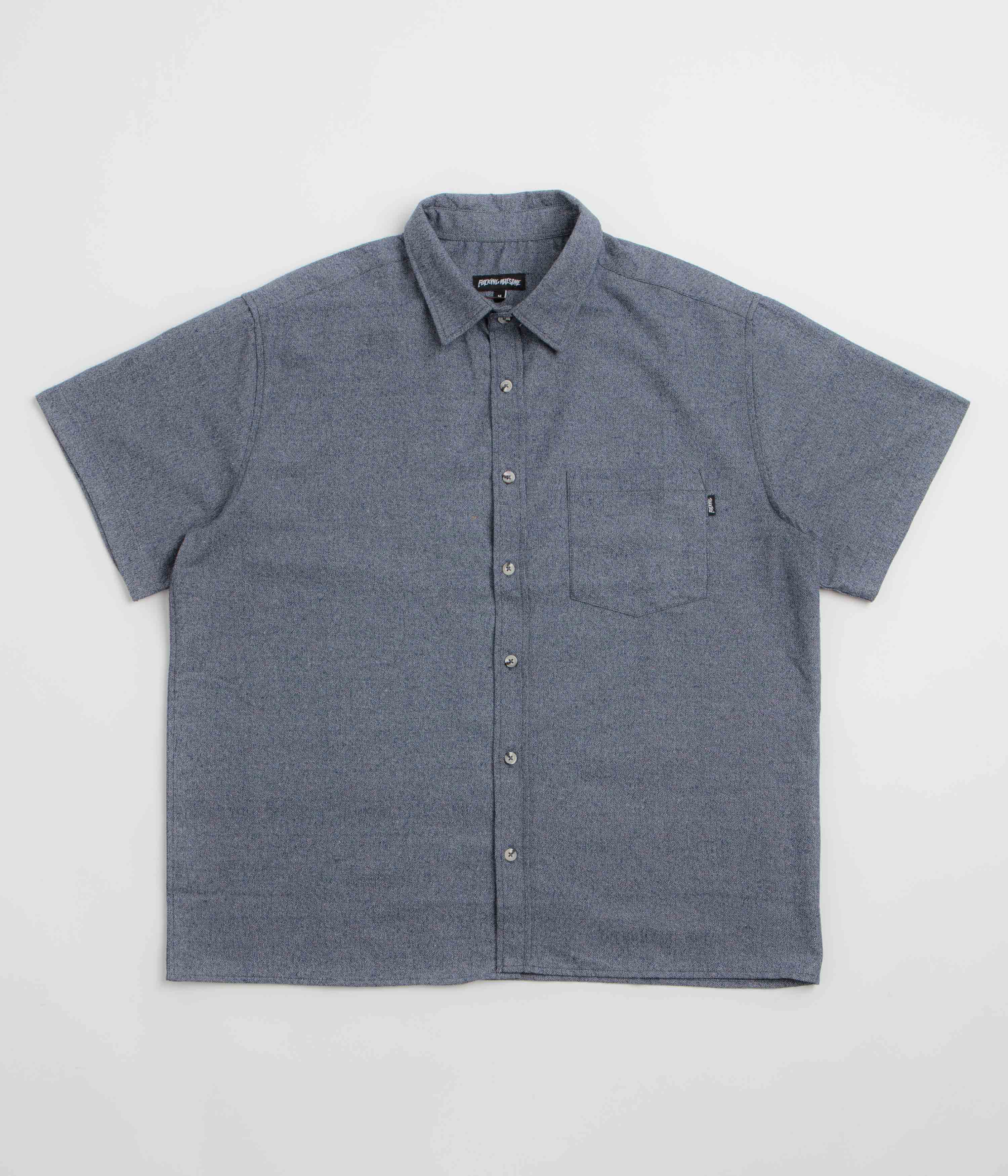 Fucking Awesome Blake's Short Sleeve Shirt - Navy