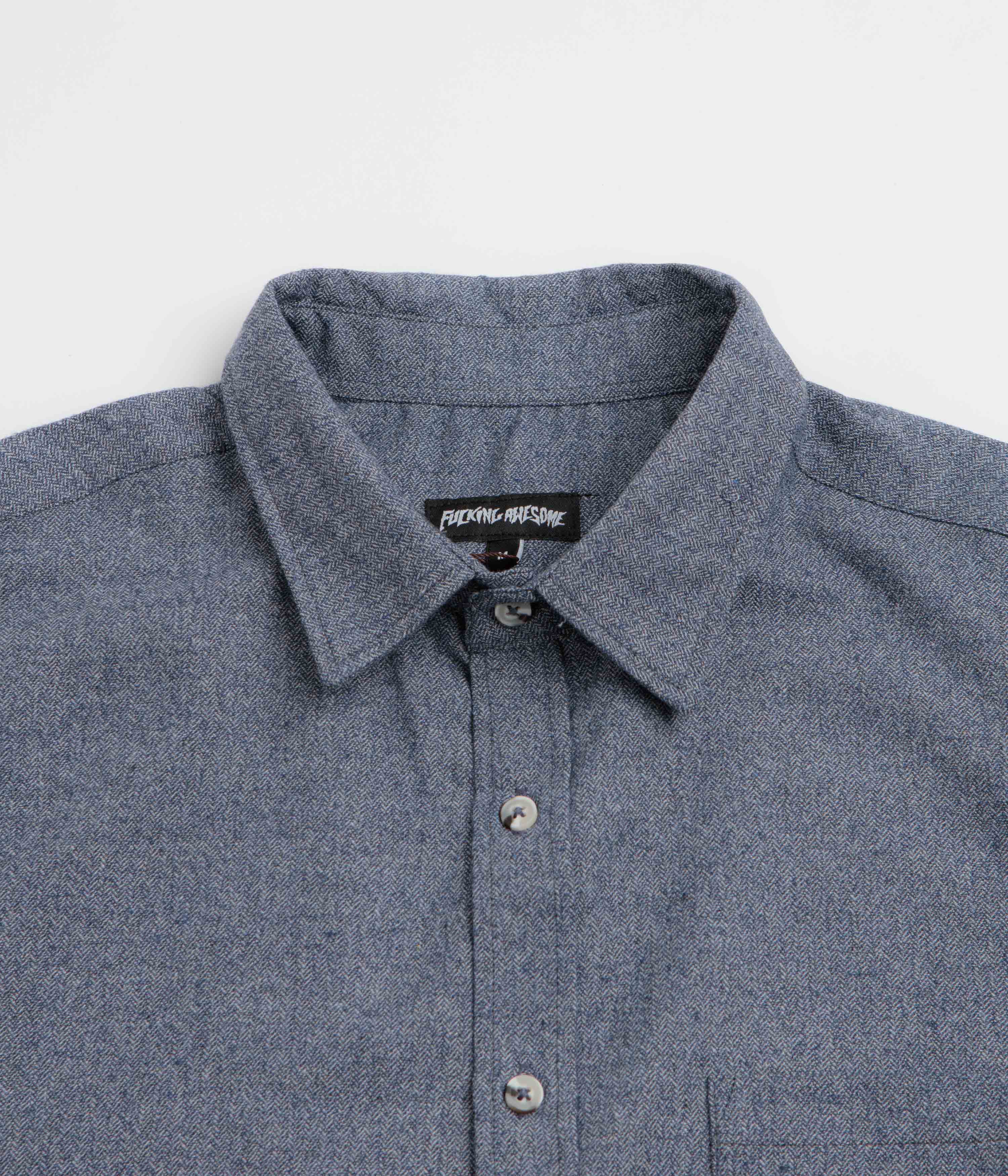 Fucking Awesome Blake's Short Sleeve Shirt - Navy