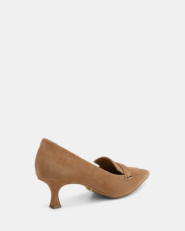 Gabby Nutmeg Suede Leather Pump
