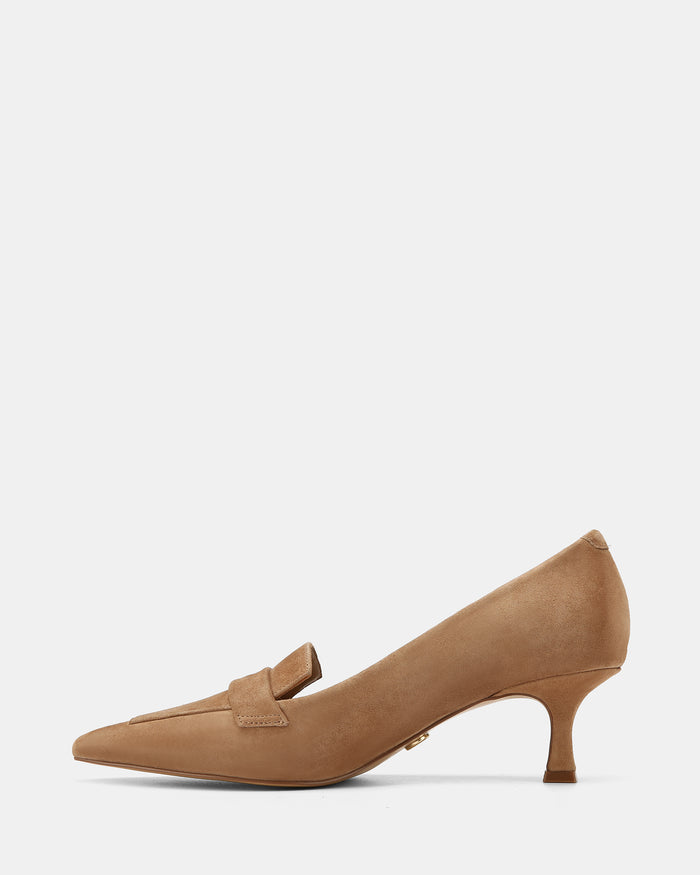 Gabby Nutmeg Suede Leather Pump