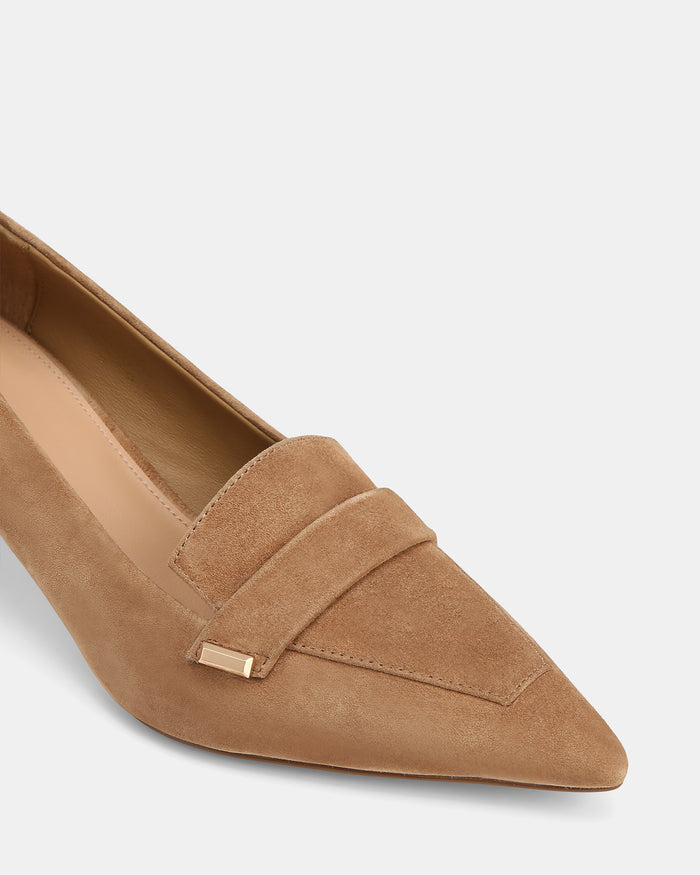 Gabby Nutmeg Suede Leather Pump