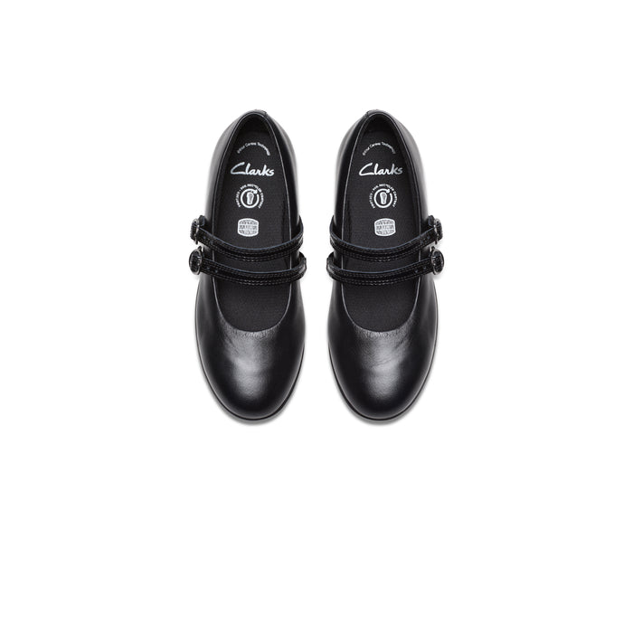 Girls- Finja Bar Older. Black Leather