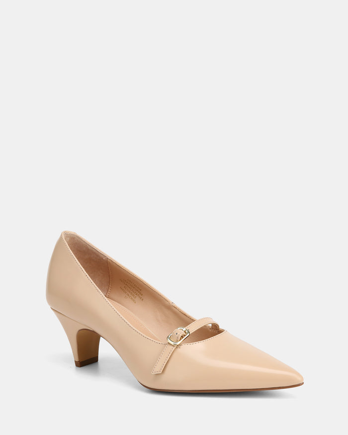 Gretalina Bisque Leather Pump
