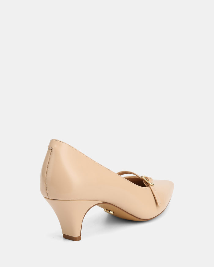 Gretalina Bisque Leather Pump