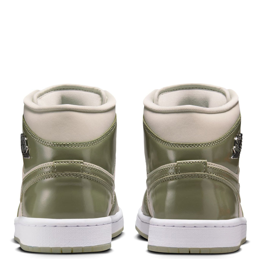 Women's Jordan 1 Mid SE Sea Glass/Oil Green (HF4079 003)