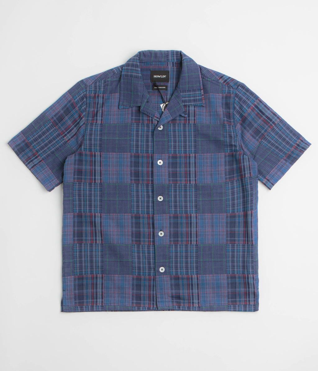 Howlin' Cocktail D’Amore Short Sleeve Shirt - Blues Mix