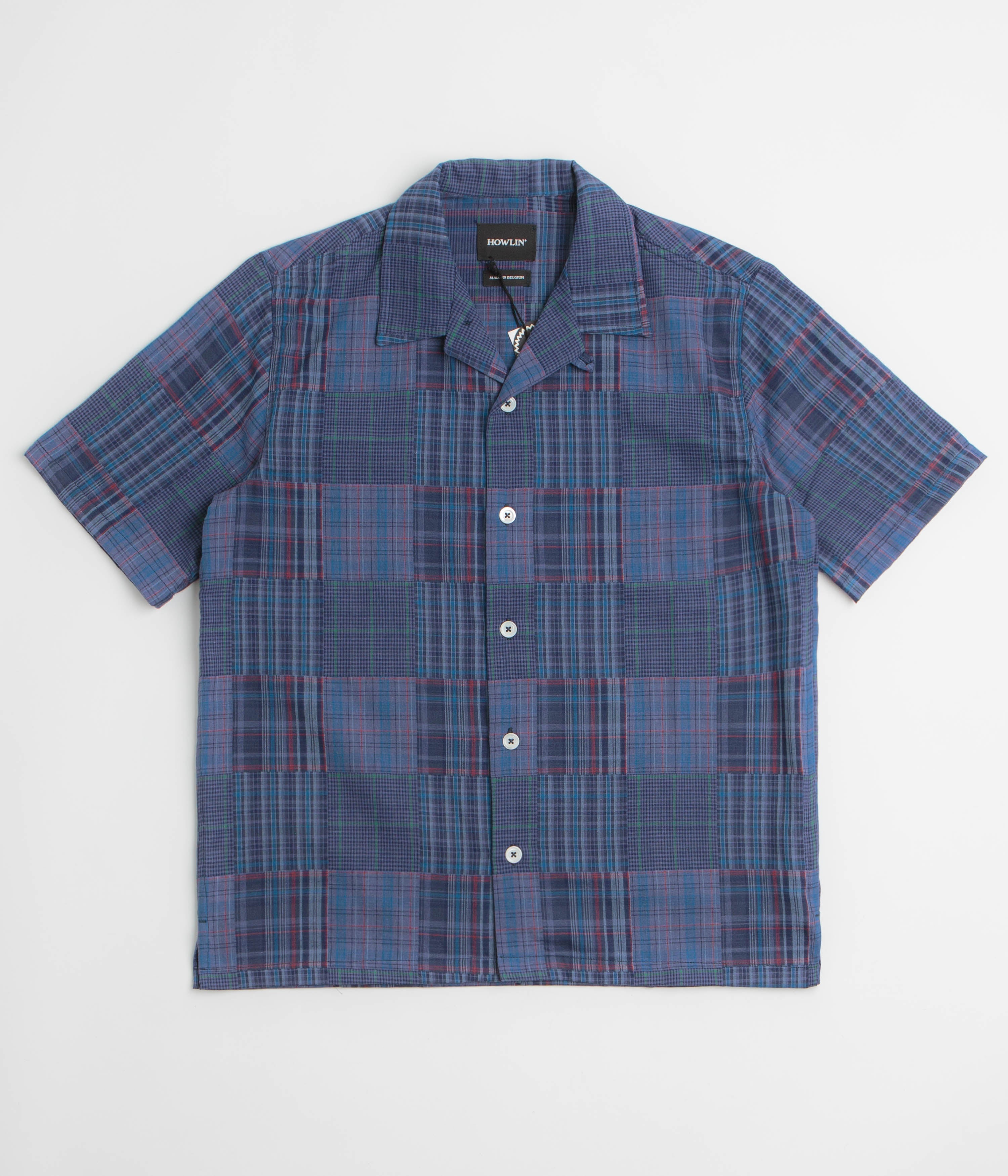Howlin' Cocktail D’Amore Short Sleeve Shirt - Blues Mix