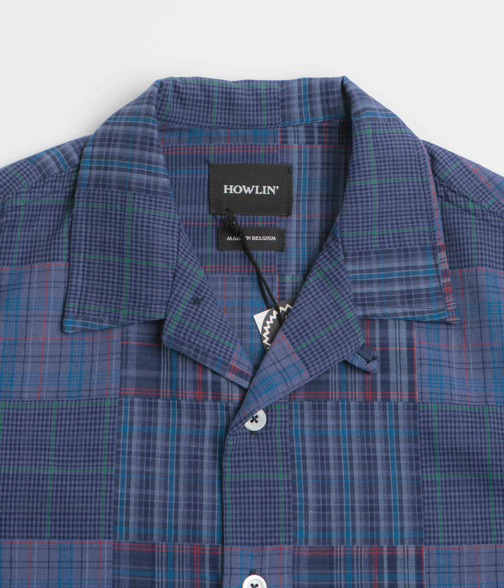 Howlin' Cocktail D’Amore Short Sleeve Shirt - Blues Mix