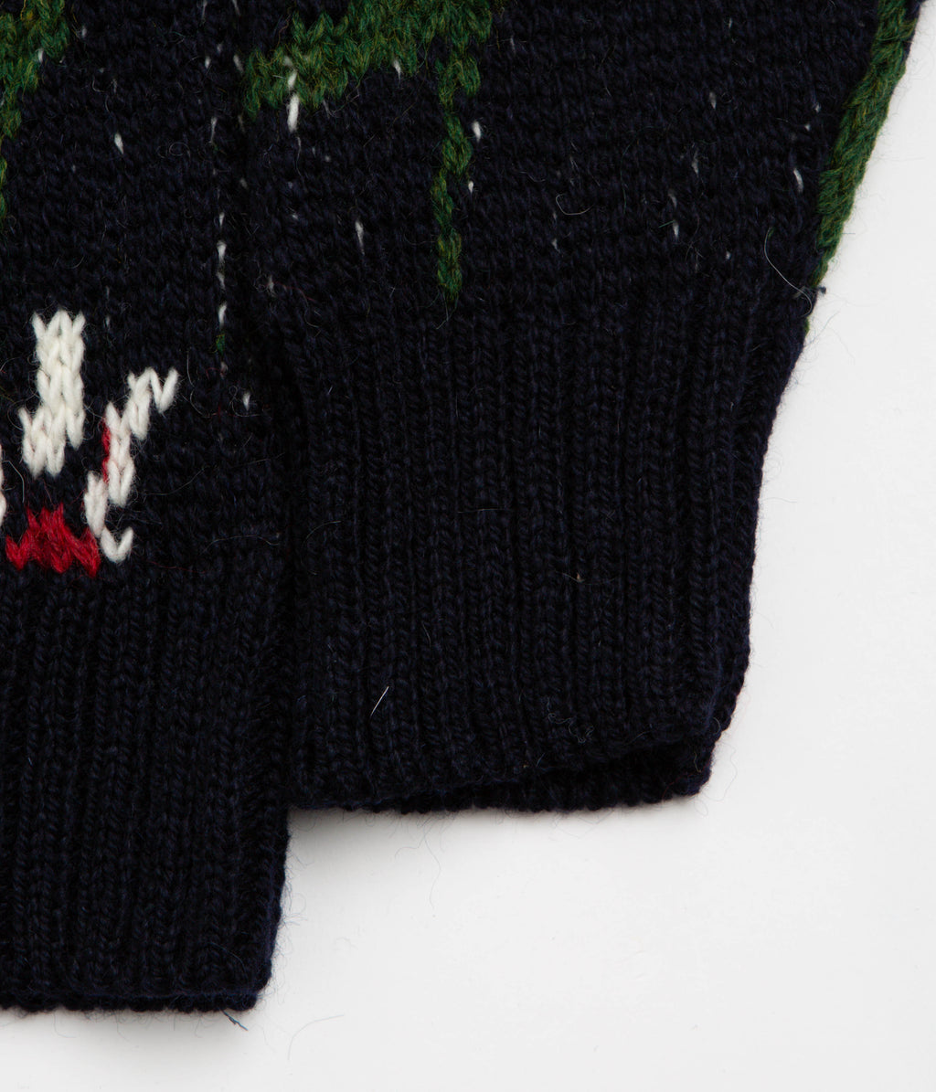 Howlin' Womens Flower Cardigan - Navy