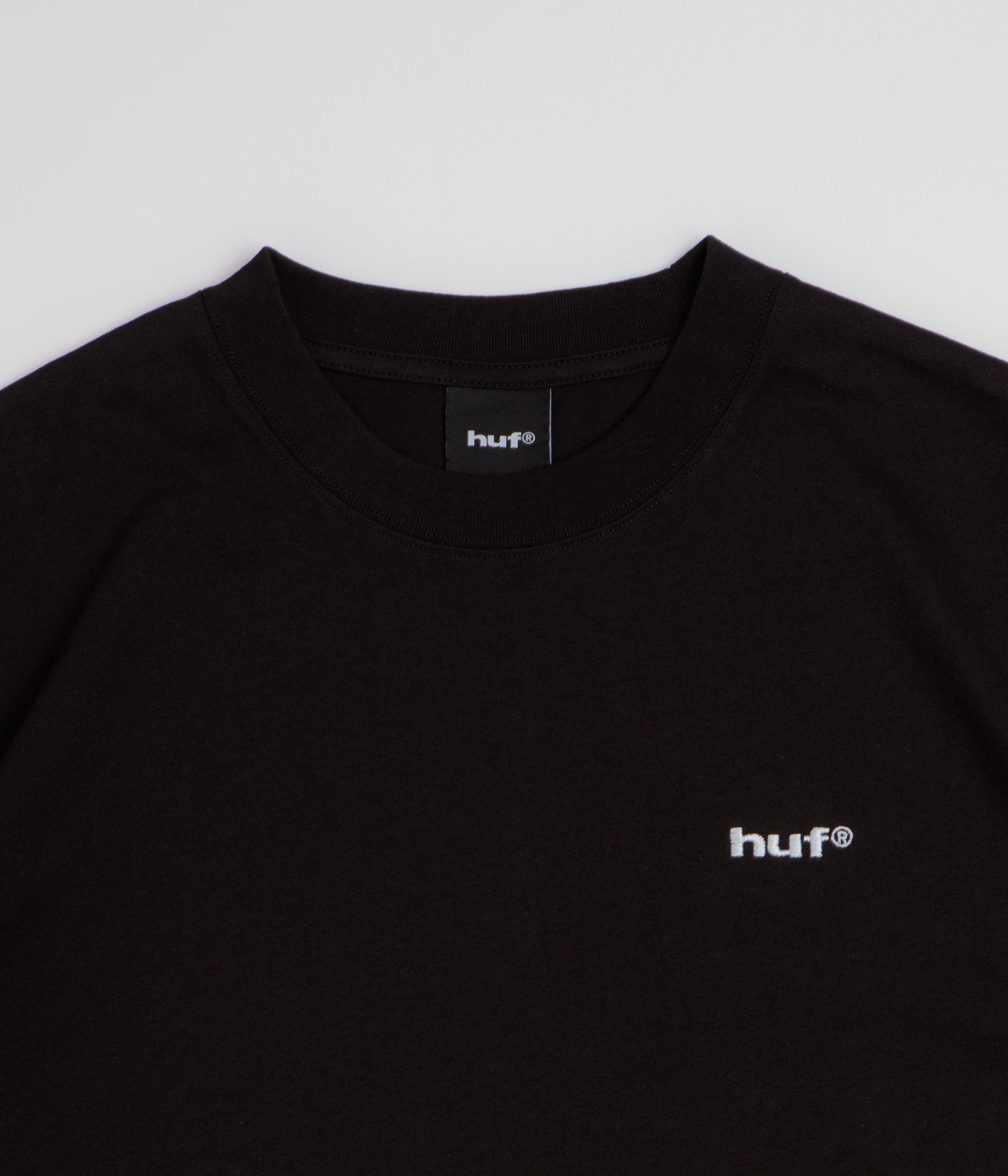 HUF 89 Embroidered T-Shirt - Black / White