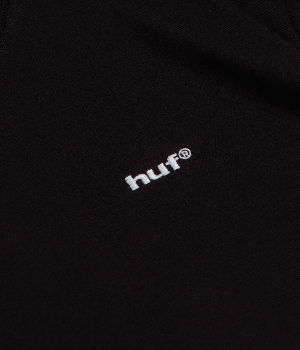 HUF 89 Embroidered T-Shirt - Black / White