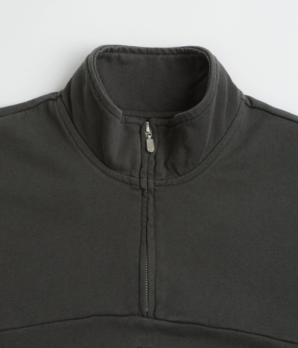 HUF Arch 1/4 Zip Fleece - Vintage Black