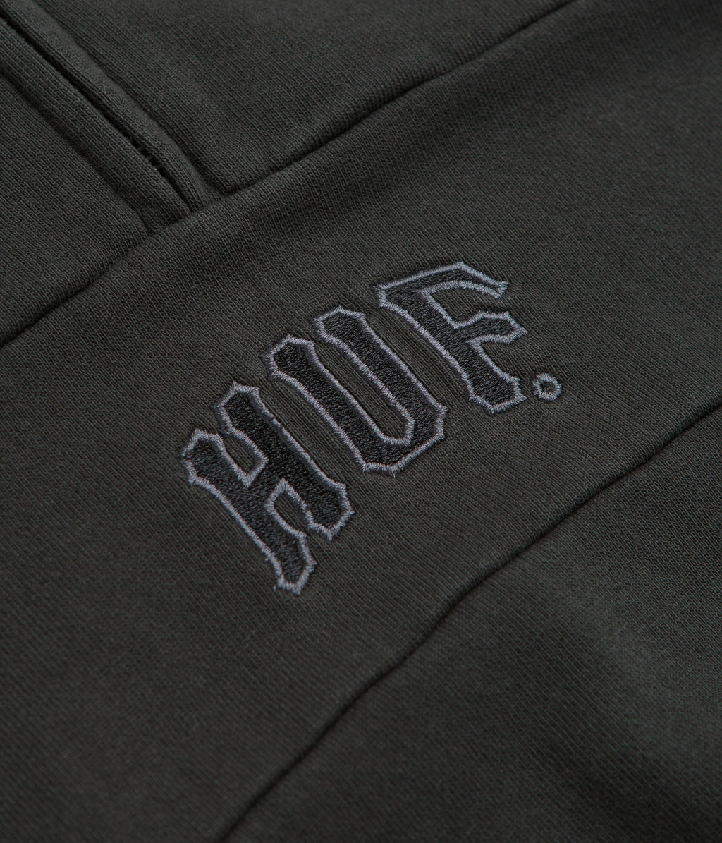 HUF Arch 1/4 Zip Fleece - Vintage Black