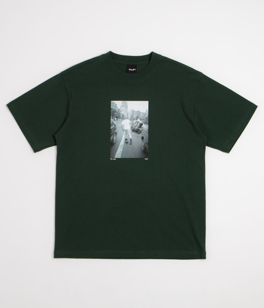 HUF Fight The Traffic T-Shirt - Forest Green