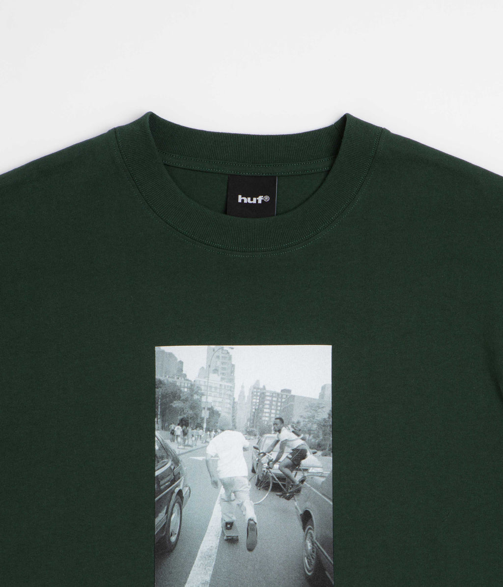 HUF Fight The Traffic T-Shirt - Forest Green