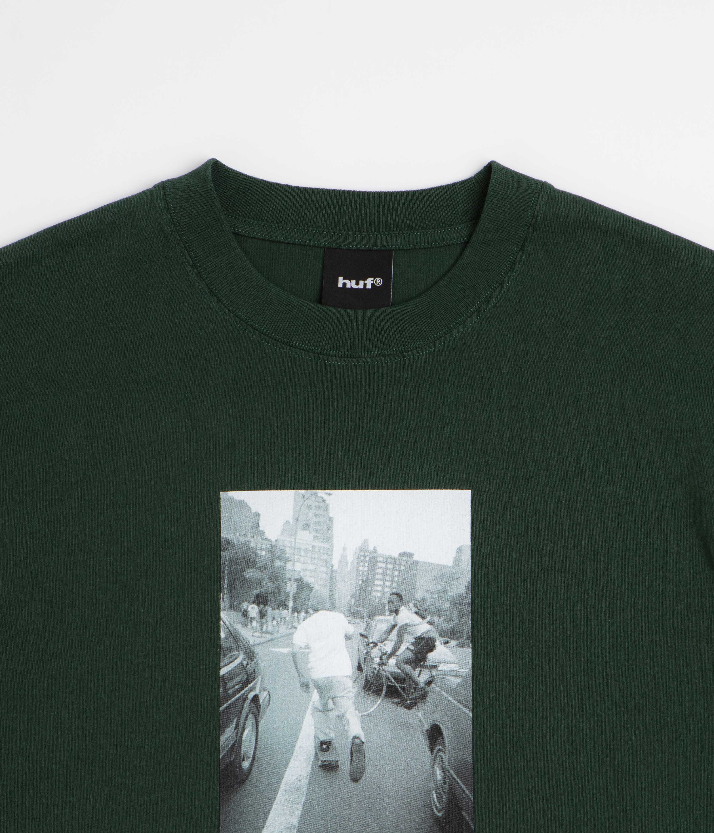 HUF Fight The Traffic T-Shirt - Forest Green