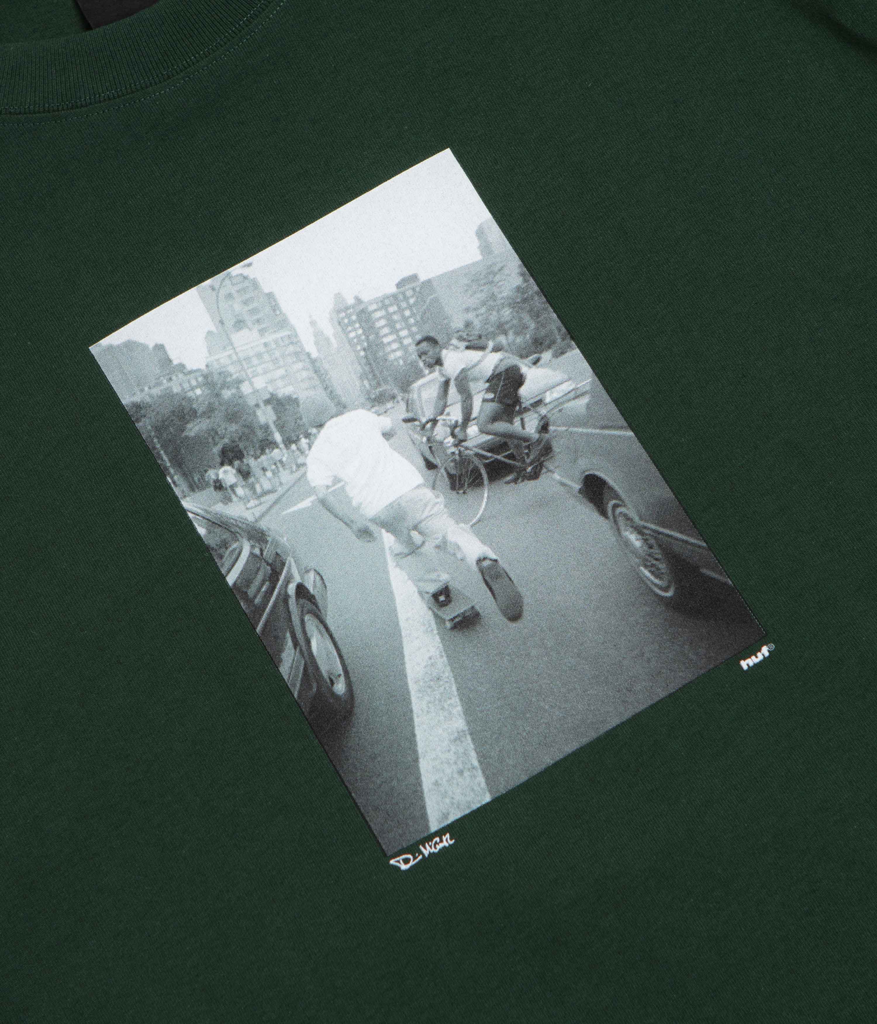 HUF Fight The Traffic T-Shirt - Forest Green