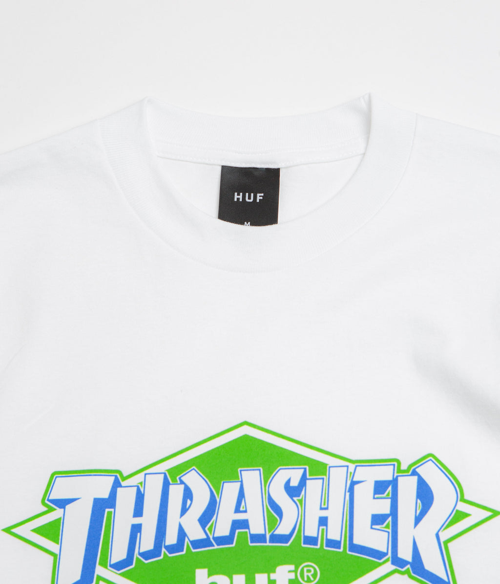 HUF x Thrasher Logo T-Shirt - White