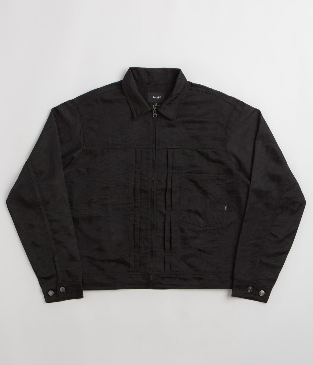 HUF x Thrasher Trucker Jacket - Black
