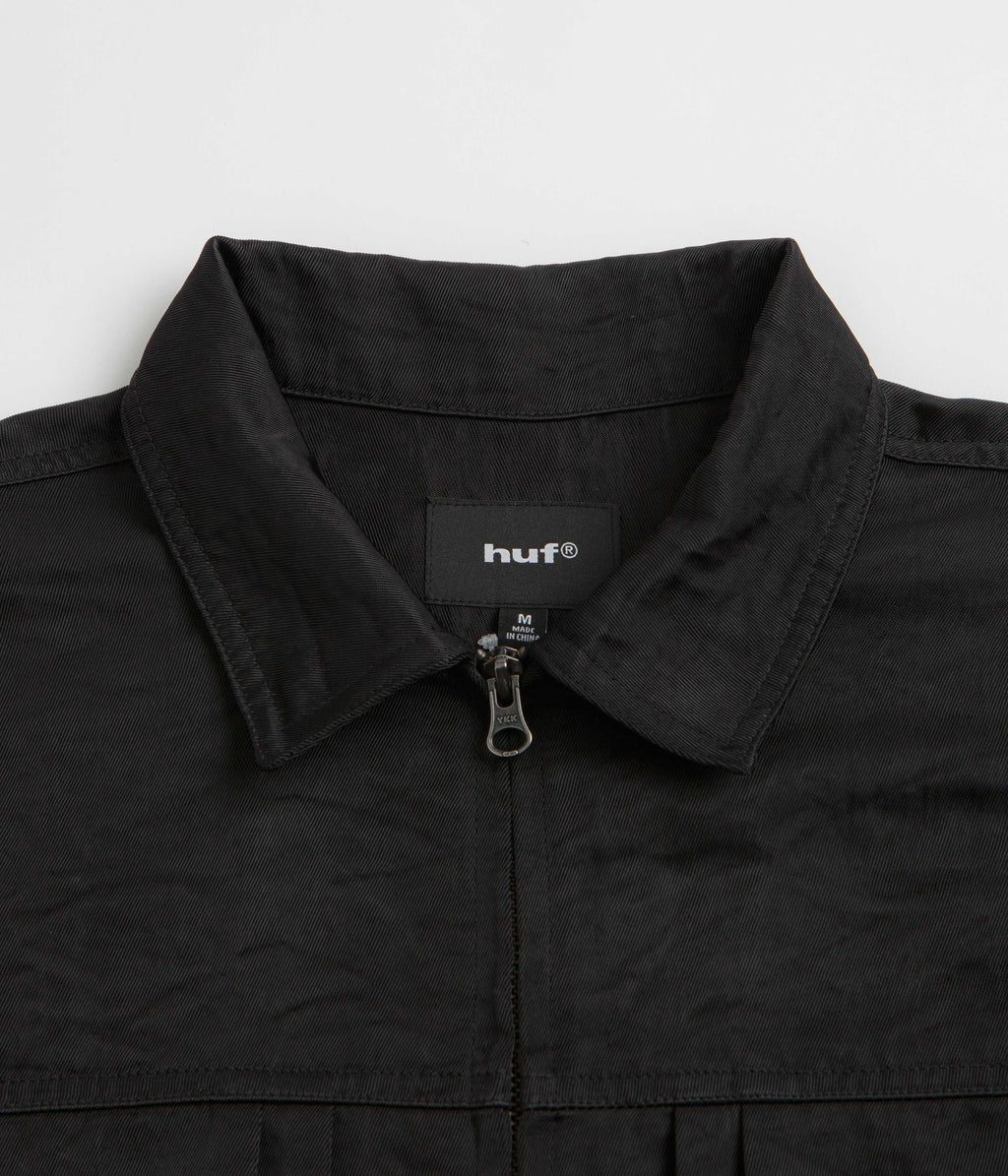 HUF x Thrasher Trucker Jacket - Black