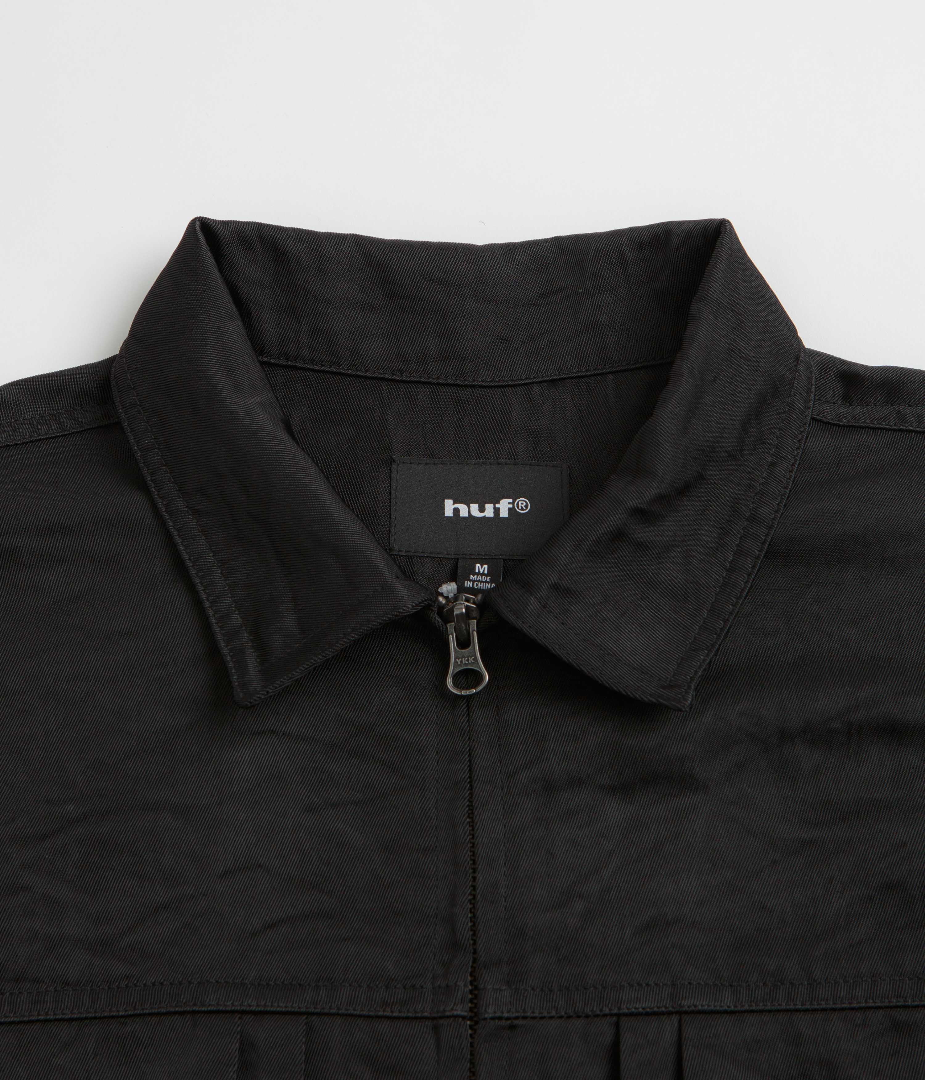 HUF x Thrasher Trucker Jacket - Black