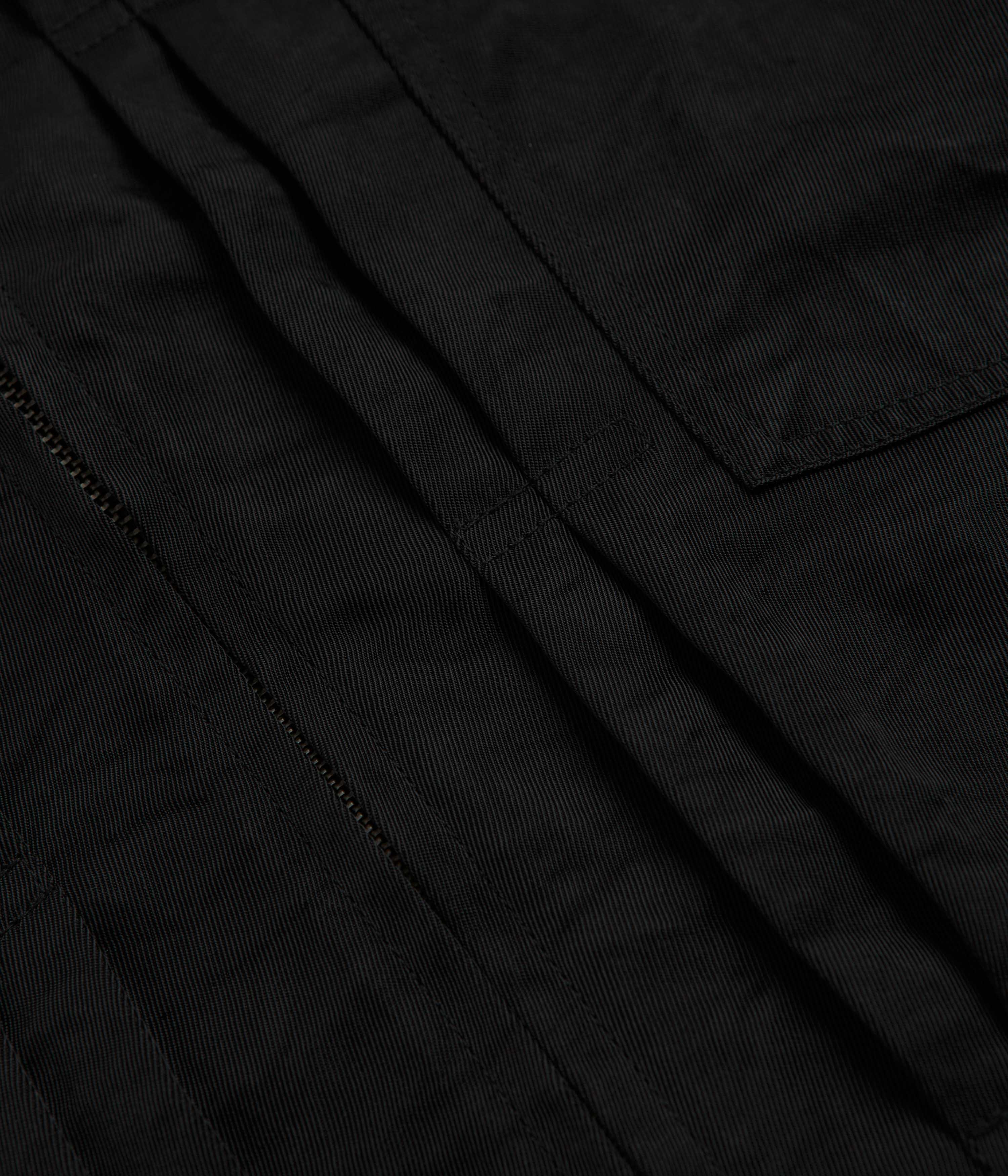 HUF x Thrasher Trucker Jacket - Black
