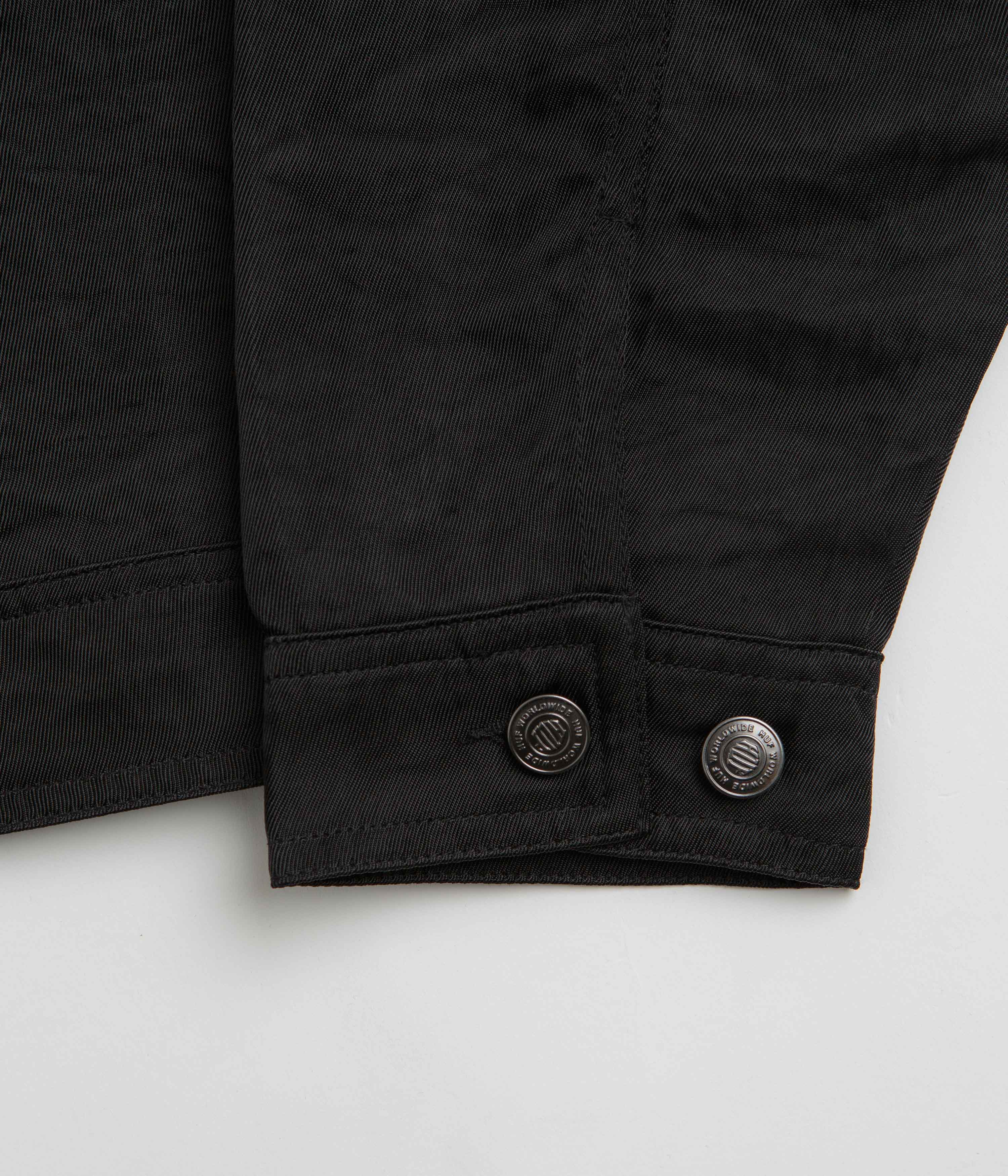 HUF x Thrasher Trucker Jacket - Black