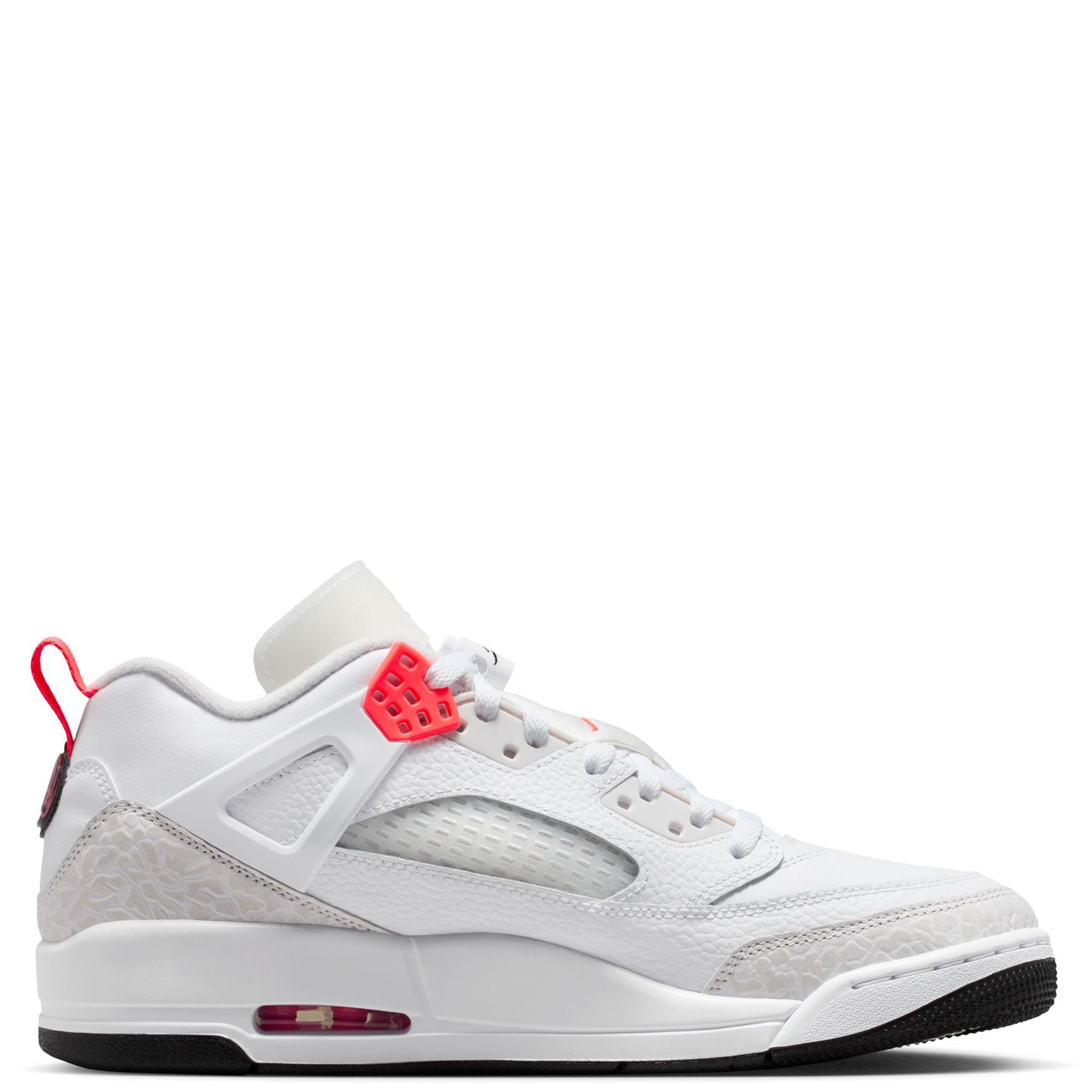 Men's Jordan Spizike Low White/Bright Crimson-Vast Grey (IQ0305 100)