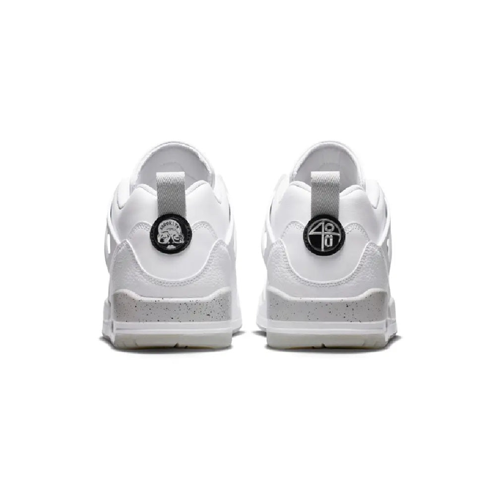 Men's Jordan Spizike Low White/Black-Grey Fog-Fire Red (IV6047 100)