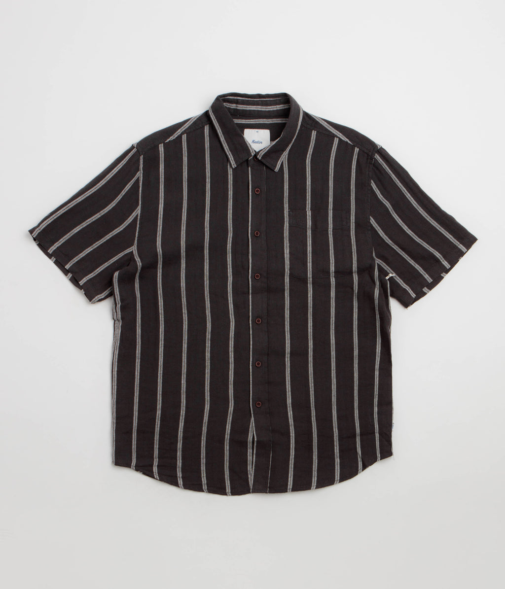 Katin Alan Short Sleeve Shirt - Black Wash