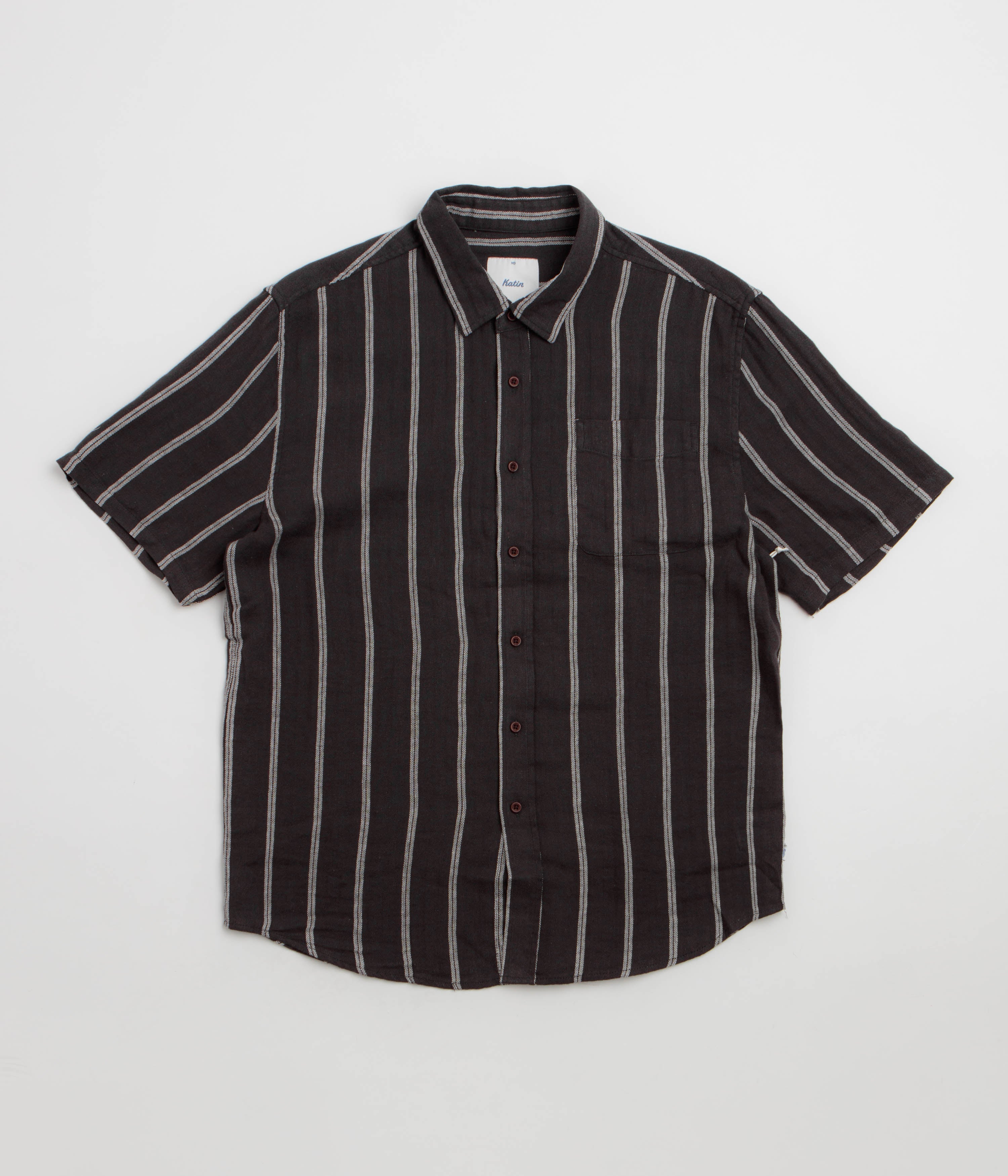 Katin Alan Short Sleeve Shirt - Black Wash
