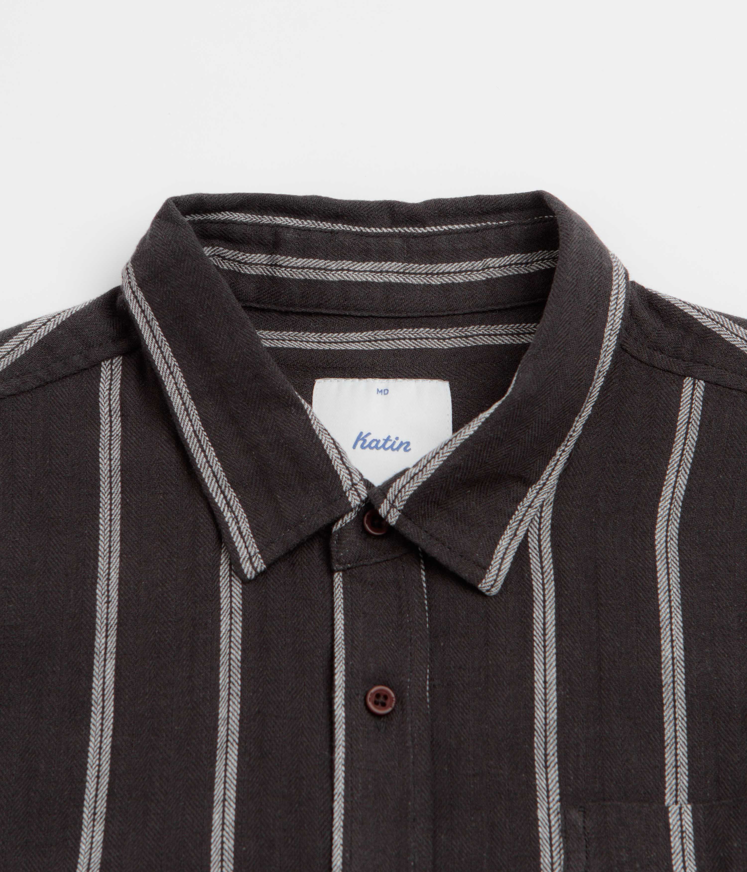 Katin Alan Short Sleeve Shirt - Black Wash