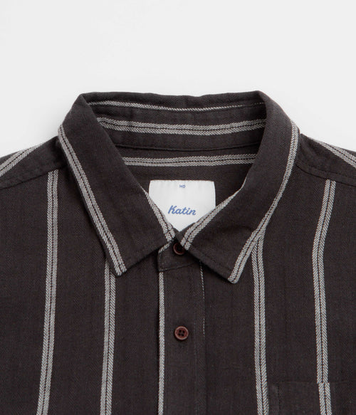 Katin Alan Short Sleeve Shirt - Black Wash
