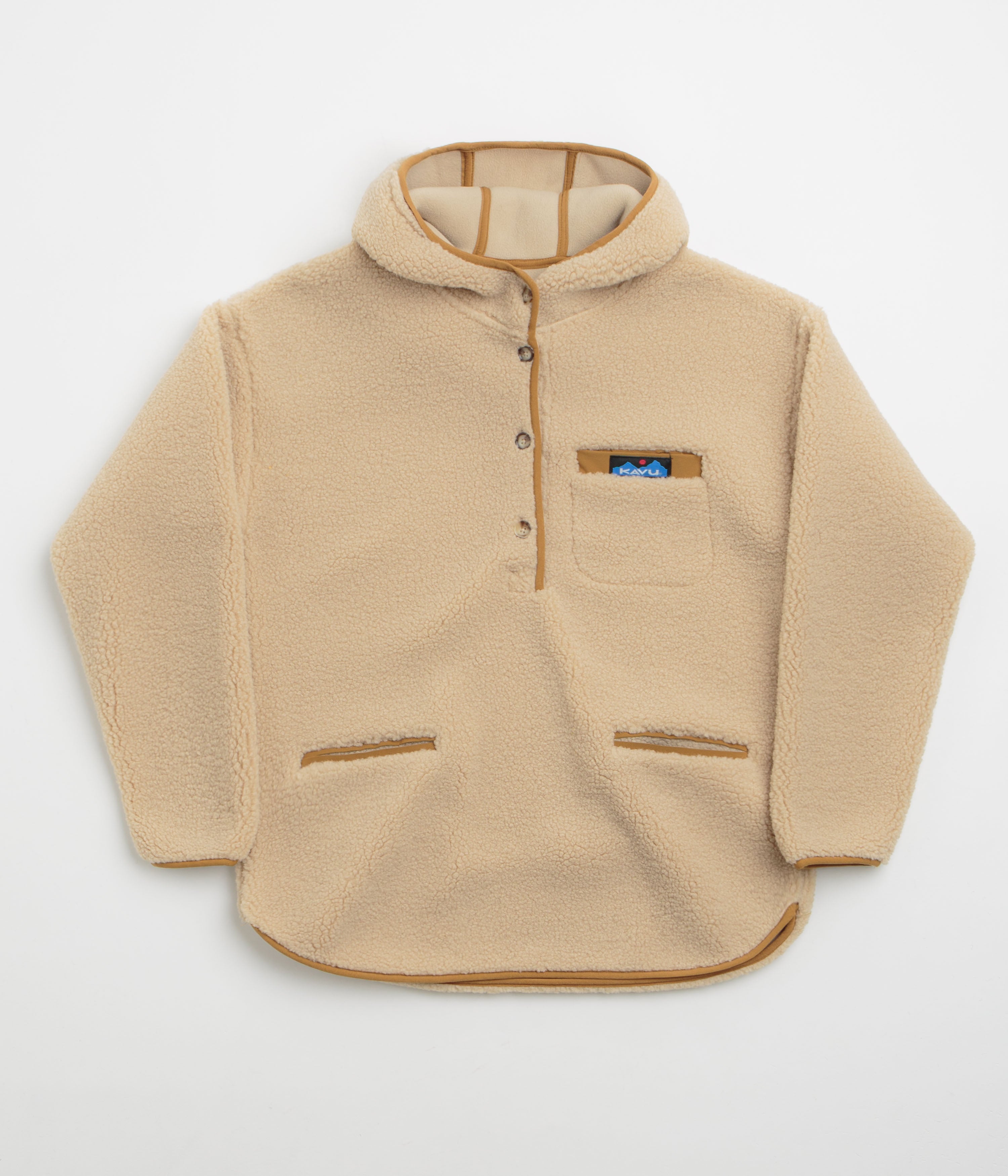 Kavu Womens Roselake Hooded Fleece - Oatmeal