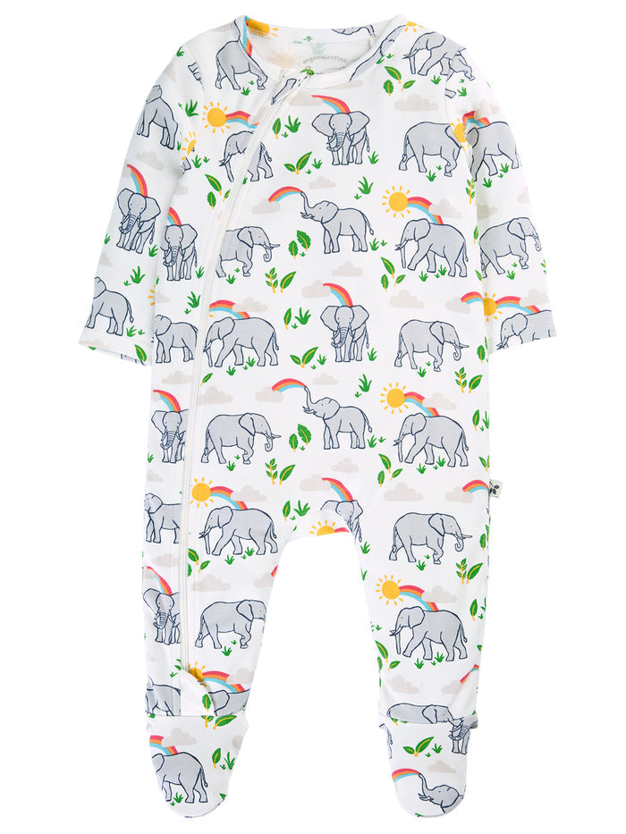 Kimono Zip Babygrow